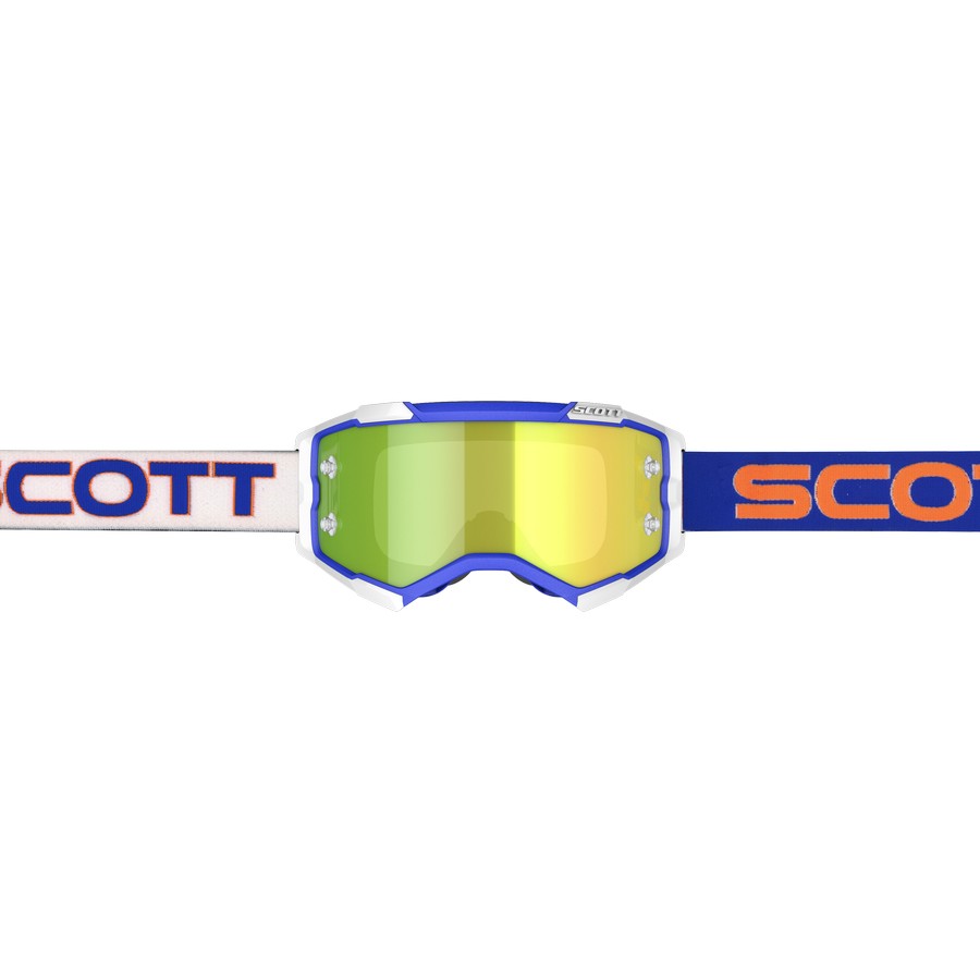 OCULOS SCOTT FURY - WHITEW/BLUE - YELLOW CHROME WORKS